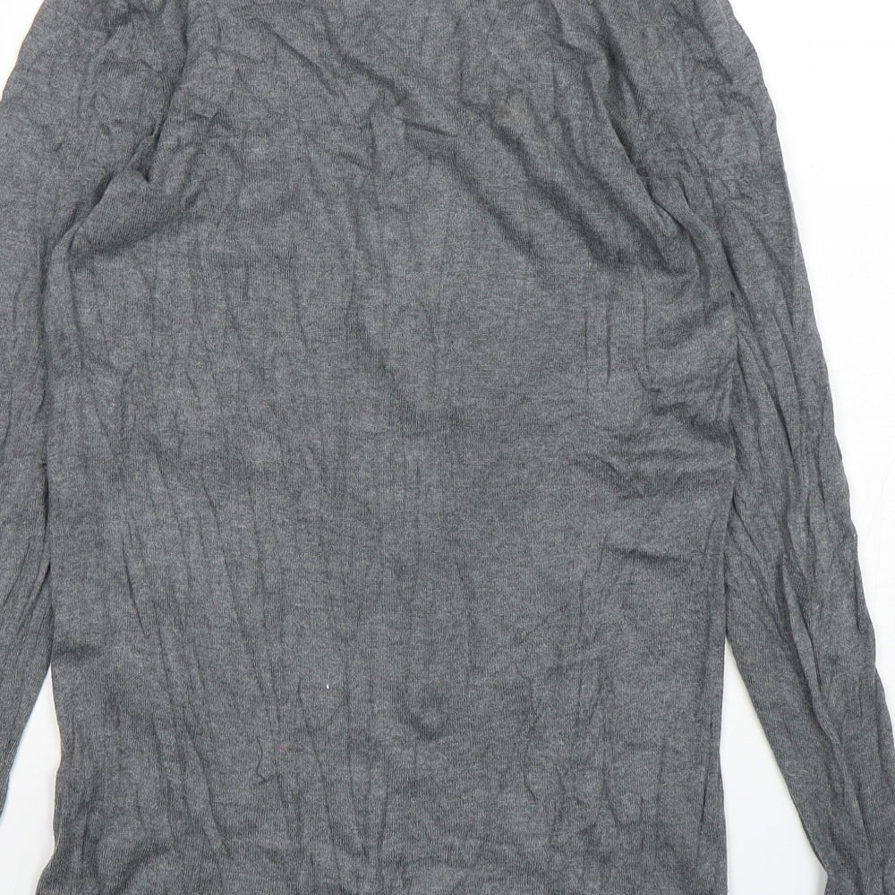 Womens UK Size M Old Navy Grey Cardigan Jumper