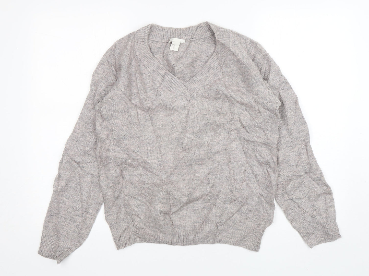 Womens UK Size XS H&M Pink Pullover Jumper