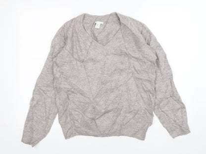 Womens UK Size XS H&M Pink Pullover Jumper