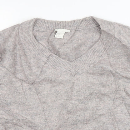 Womens UK Size XS H&M Pink Pullover Jumper