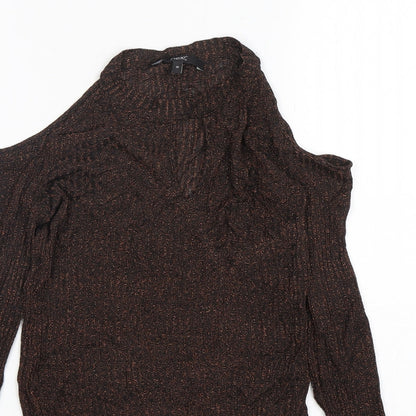 Womens UK Size 10 NEXT Brown Pullover Jumper