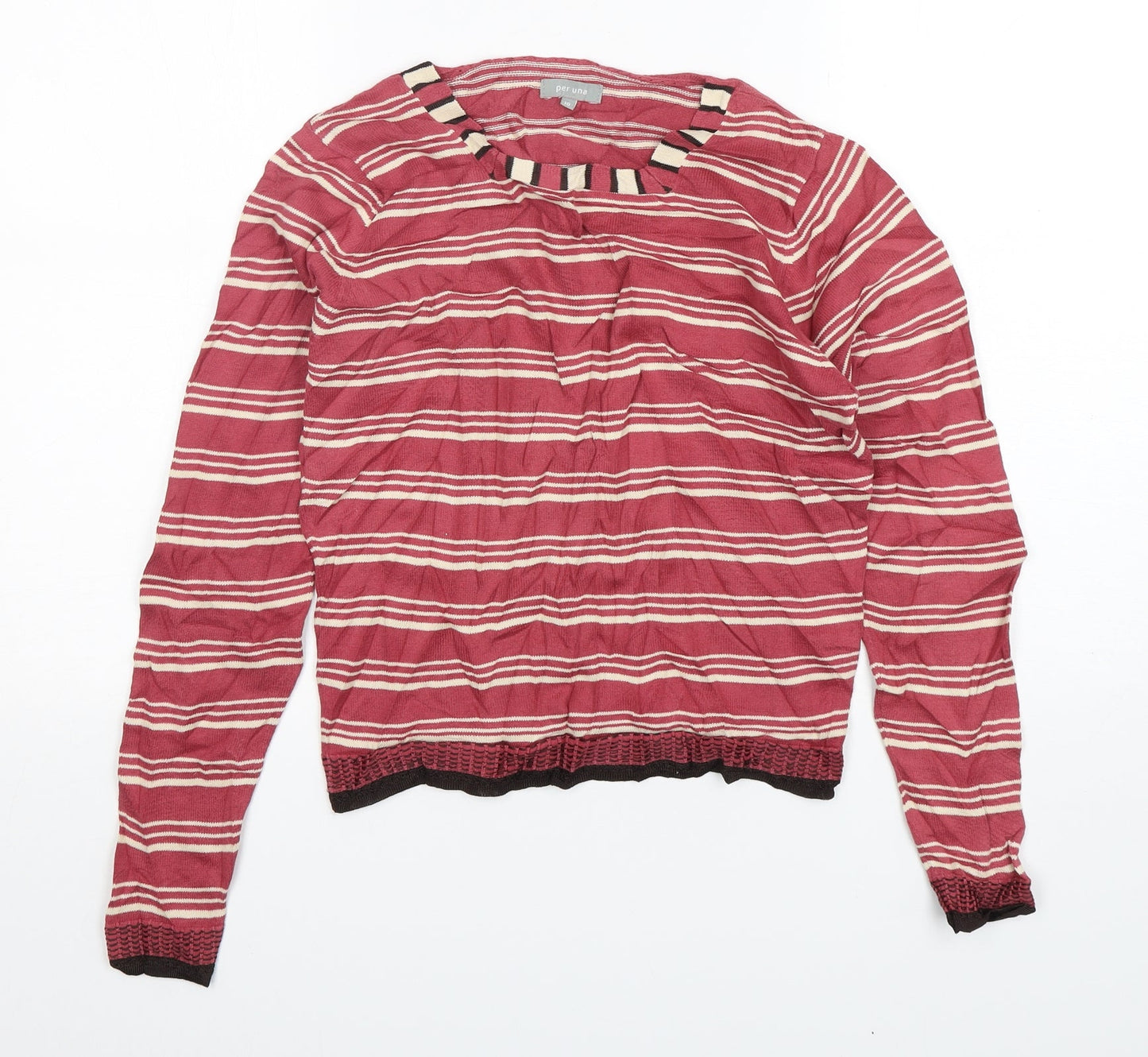 Womens UK Size 10 Per Una Pink Pullover Jumper