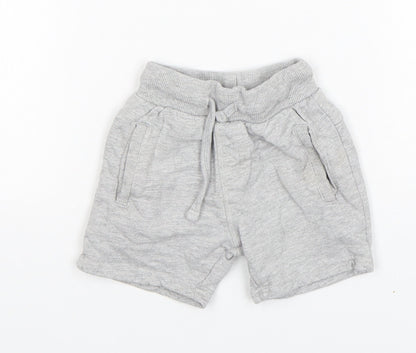 Very Boys Grey  Cotton Sweatpants Trousers Size 12-18 Months