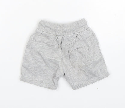 Very Boys Grey  Cotton Sweatpants Trousers Size 12-18 Months