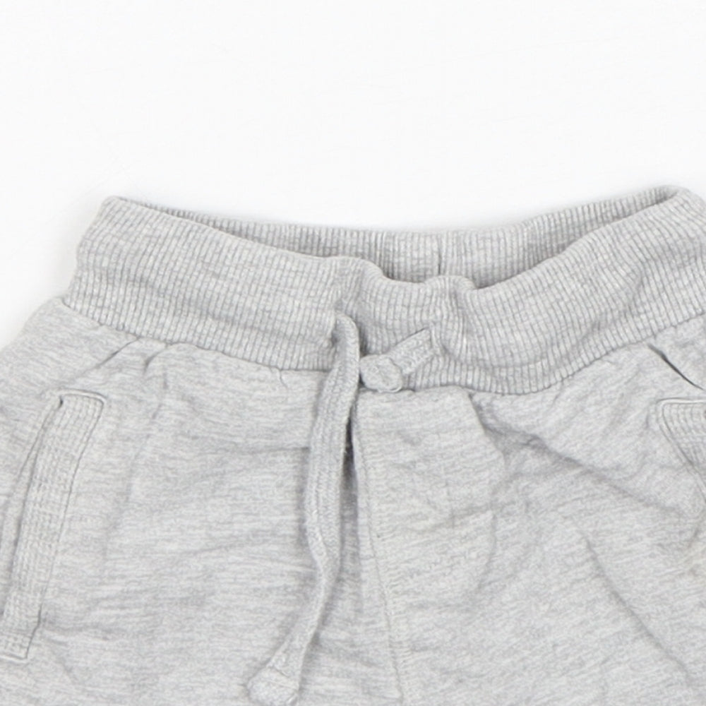 Very Boys Grey  Cotton Sweatpants Trousers Size 12-18 Months