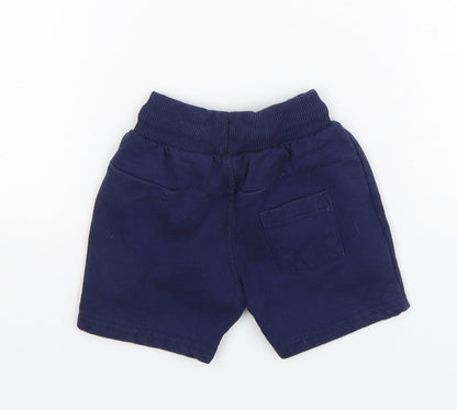 Very Boys Blue  Cotton Sweatpants Trousers Size 12-18 Months   - Shorts