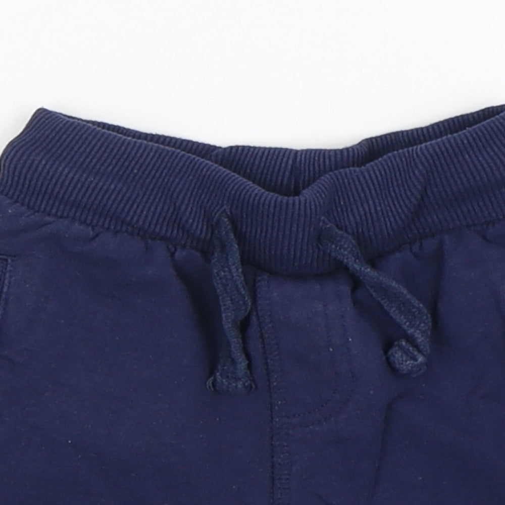 Very Boys Blue  Cotton Sweatpants Trousers Size 12-18 Months   - Shorts