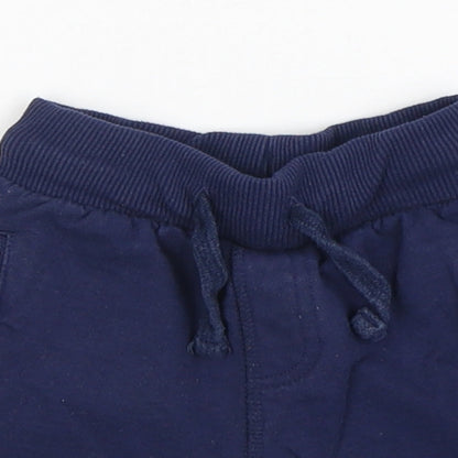 Very Boys Blue  Cotton Sweatpants Trousers Size 12-18 Months   - Shorts