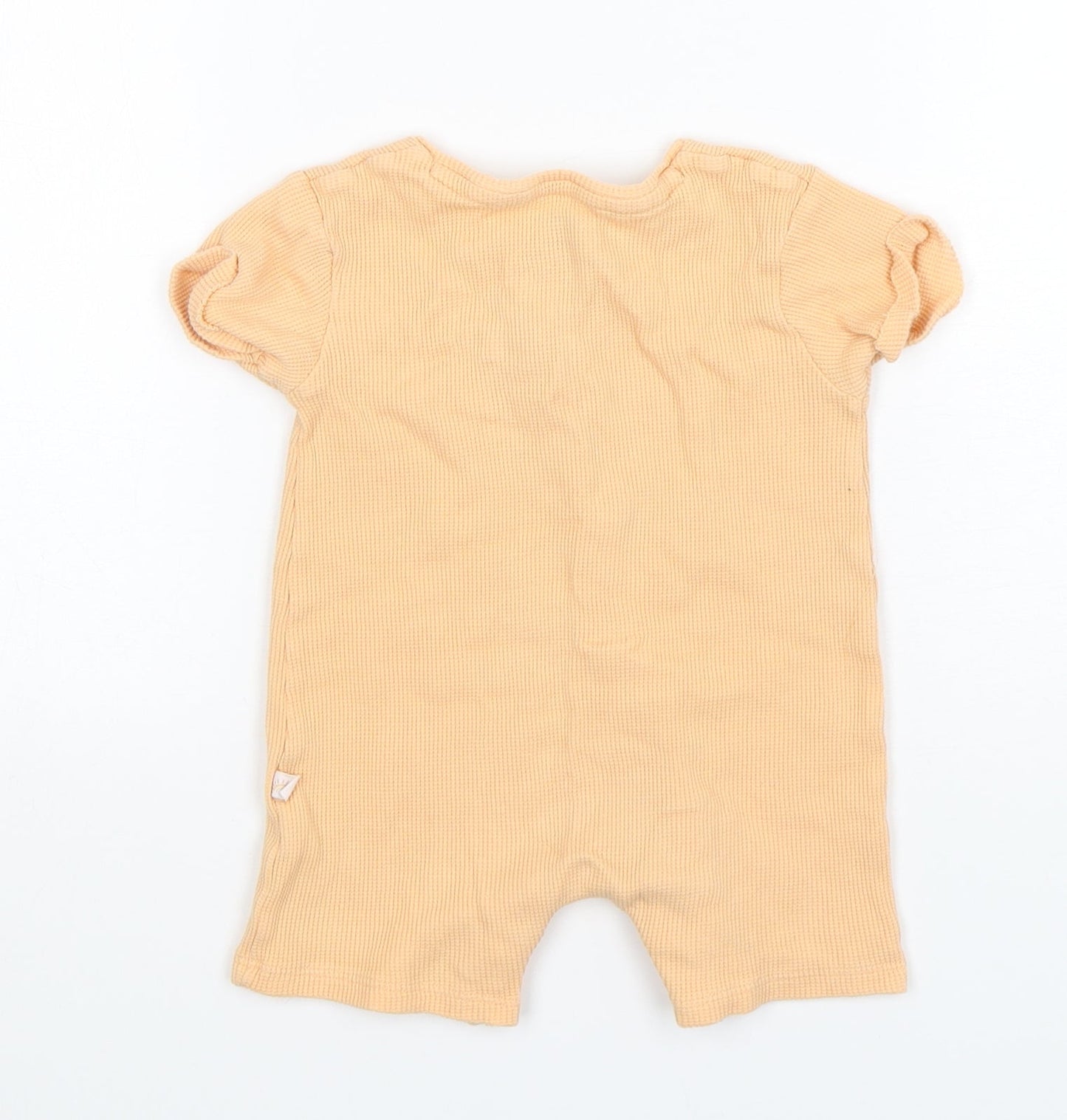 Primark Boys Orange  Cotton Romper One-Piece Size 12-18 Months