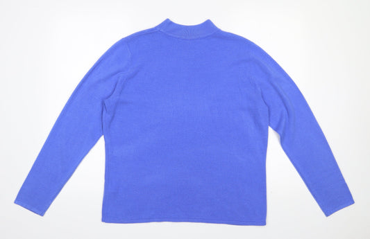 Womens UK Size 16 Bonmarché Blue Pullover Jumper