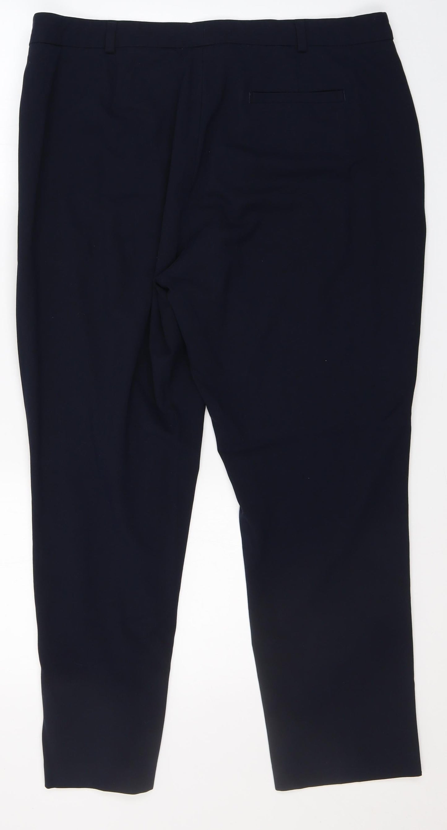 Womens UK Size 16 Marks and Spencer Regular Fit  Blue Trousers