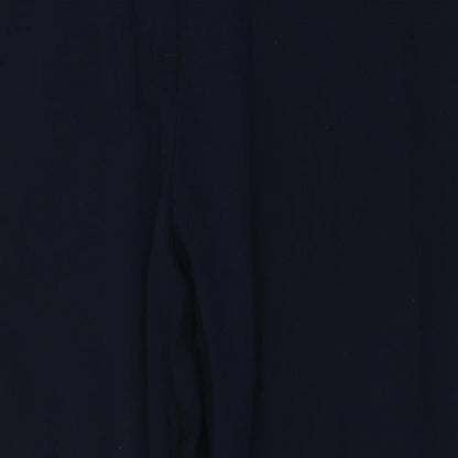 Womens UK Size 16 Marks and Spencer Regular Fit  Blue Trousers