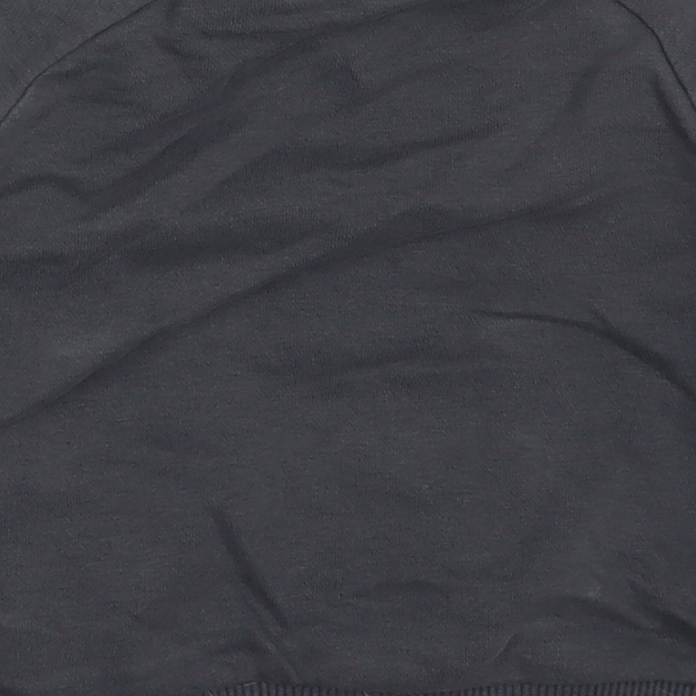 George Boys Grey  Cotton Basic T-Shirt Size 12-18 Months Crew Neck Pullover - Cool Dude