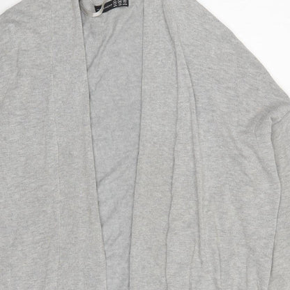 Atmopshere Womens Grey V-Neck  Viscose Cardigan Jumper Size 10