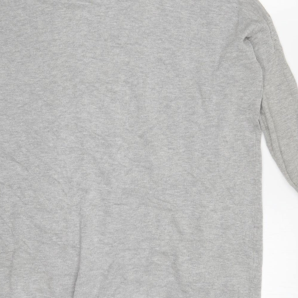 Atmopshere Womens Grey V-Neck  Viscose Cardigan Jumper Size 10