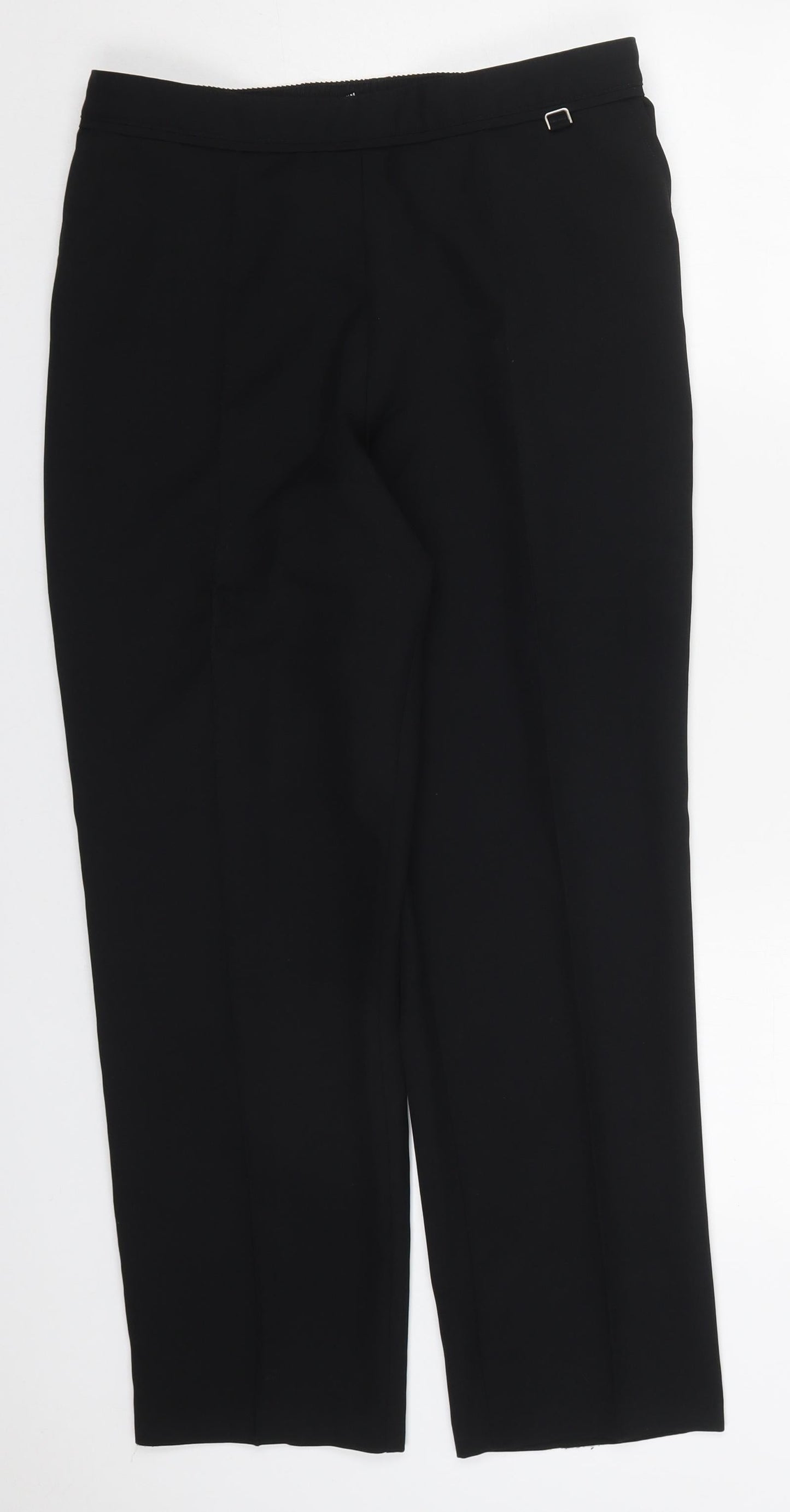Womens UK Size 30 in Preworn Regular Fit  Black Trousers