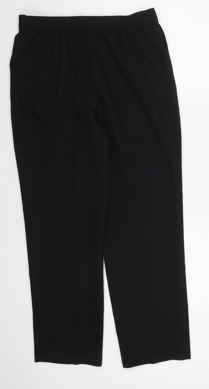 Womens UK Size 30 in Preworn Regular Fit  Black Trousers