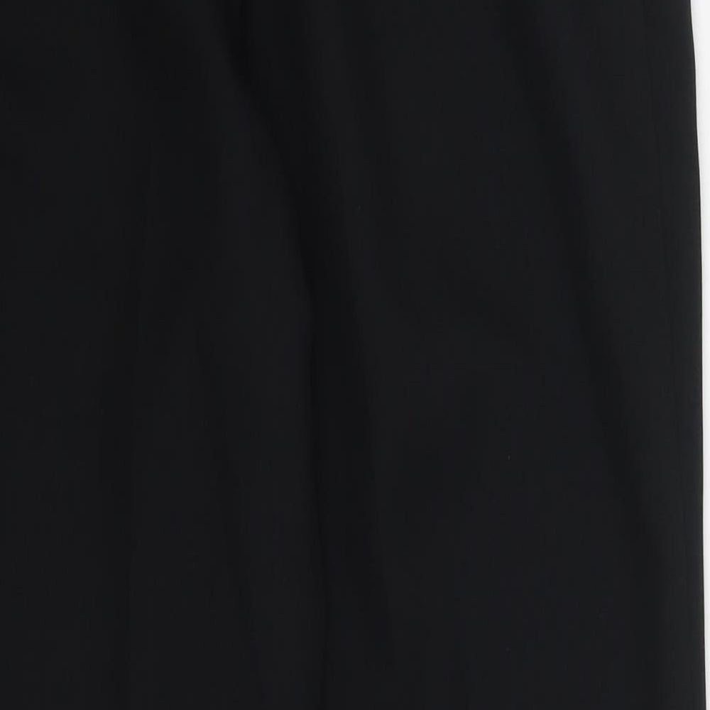 Womens UK Size 30 in Preworn Regular Fit  Black Trousers