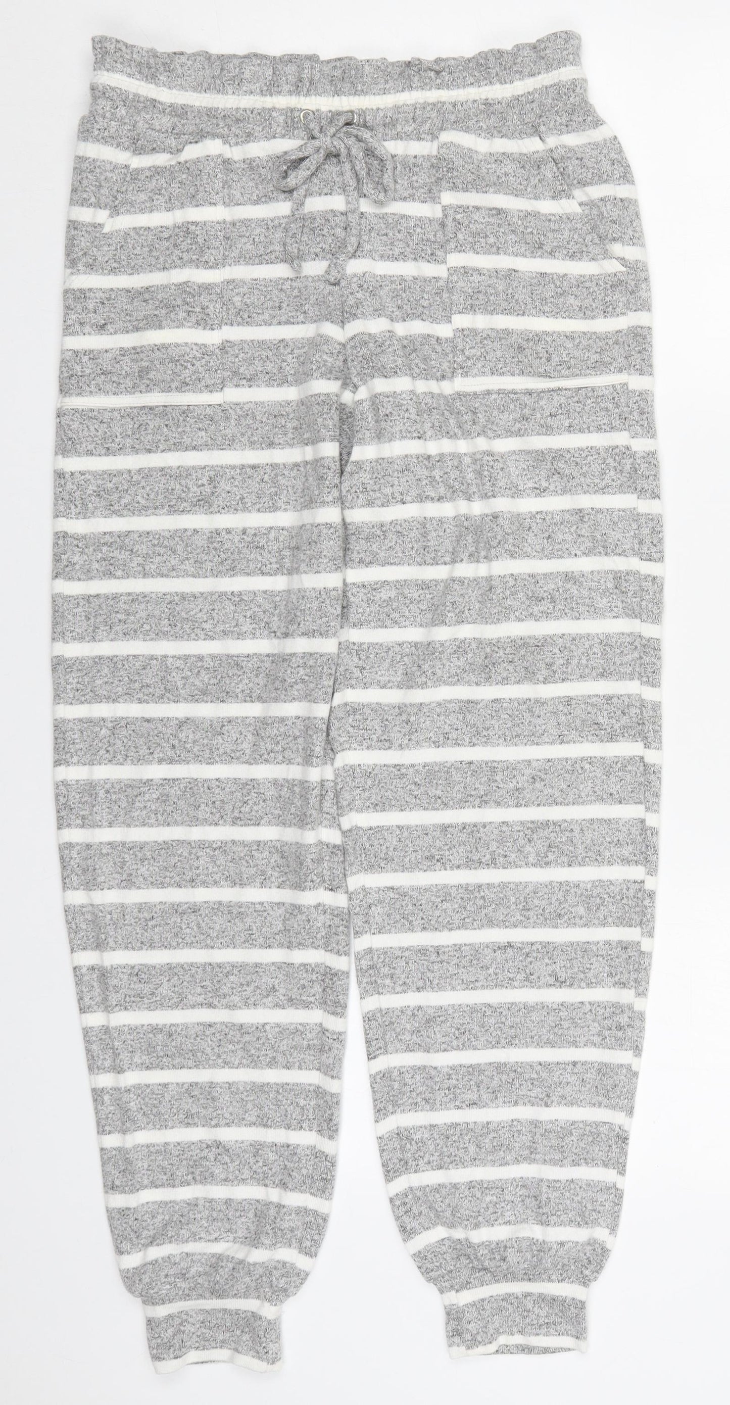 Womens UK Size 8 Marks and Spencer Regular Fit  Grey Trousers