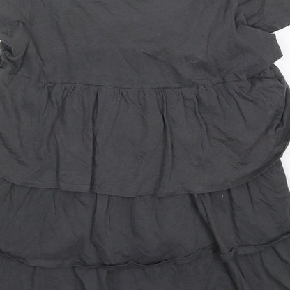 Womens UK Size S H&M Grey Basic T-Shirt