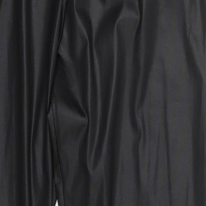 VERO MODA Womens Black  Polyester Carrot Leggings Size 14 L28 in
