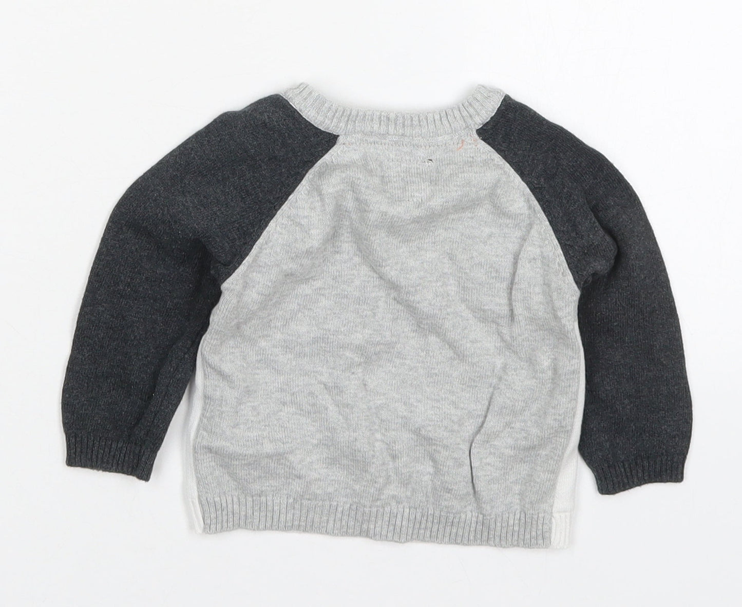 Early Days Baby Grey  Cotton Pullover Jumper Size 3-6 Months  Pullover - Panda