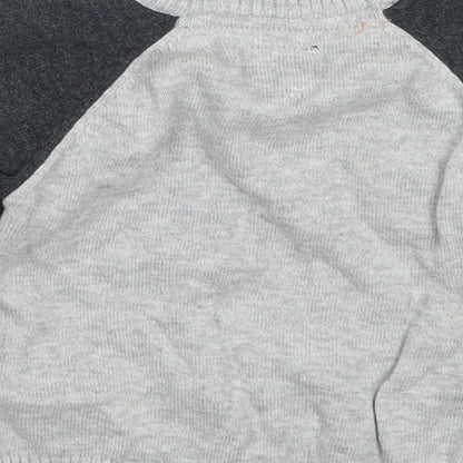 Early Days Baby Grey  Cotton Pullover Jumper Size 3-6 Months  Pullover - Panda
