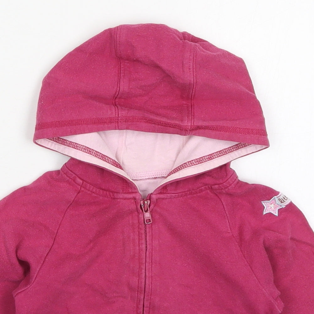 George Girls Pink   Jacket  Size 12-18 Months   Zip - A1 Girls Team