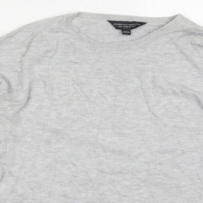 Womens UK Size 10 Dorothy Perkins Grey Pullover Jumper