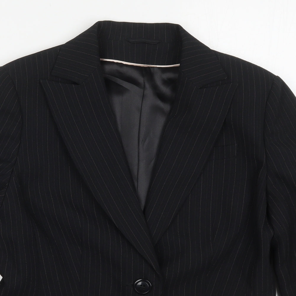 Womens UK Size 14 Bay Regular Black Suit Jacket