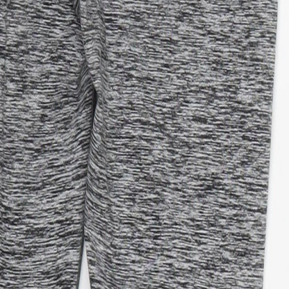 Reebok Womens Grey  Polyester Capri Leggings Size XS L26 in Regular