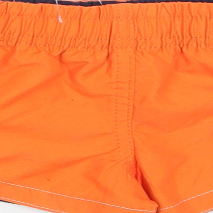 Primark Boys Orange  Polyester Cropped Trousers Size 0-3 Months  Drawstring - Swim Shorts
