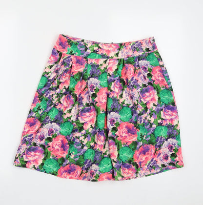 Womens UK Size 10 River Island A-Line Rayon Skirt