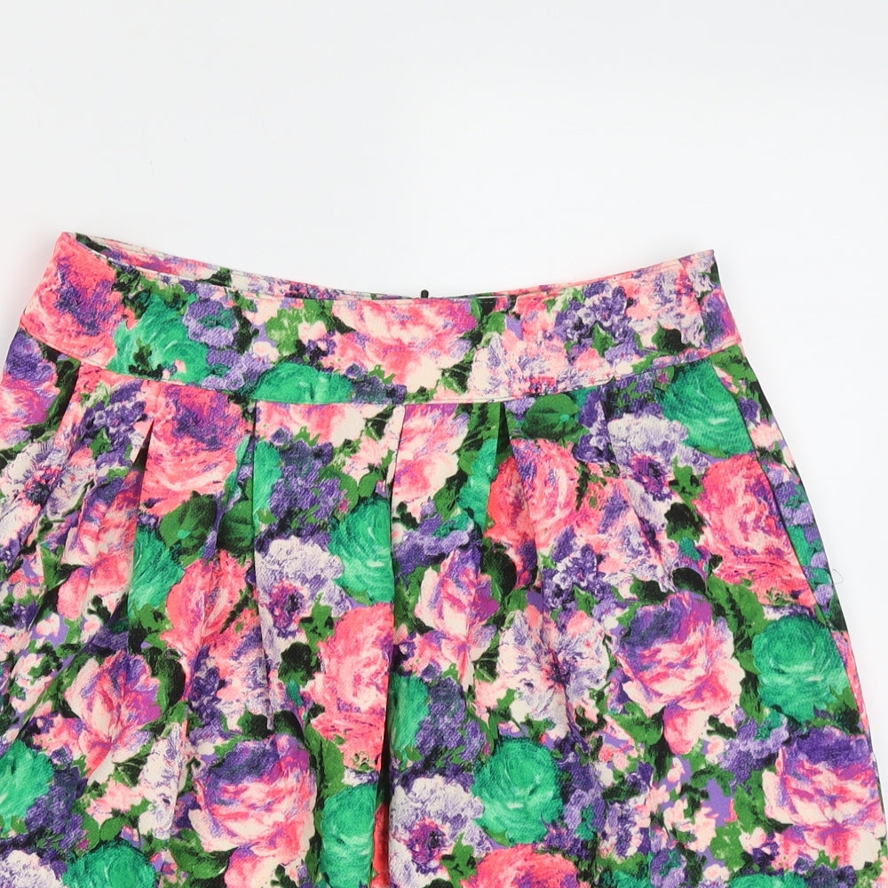 Womens UK Size 10 River Island A-Line Rayon Skirt