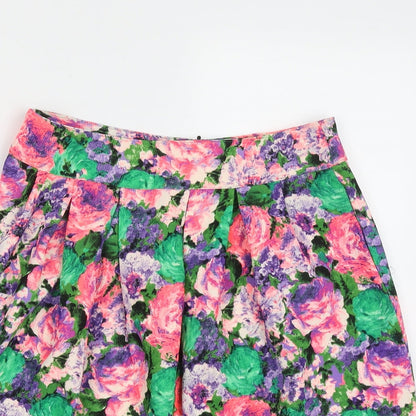 Womens UK Size 10 River Island A-Line Rayon Skirt