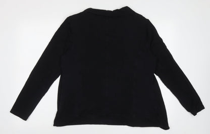 Womens UK Size L Casamia Black Pullover Jumper