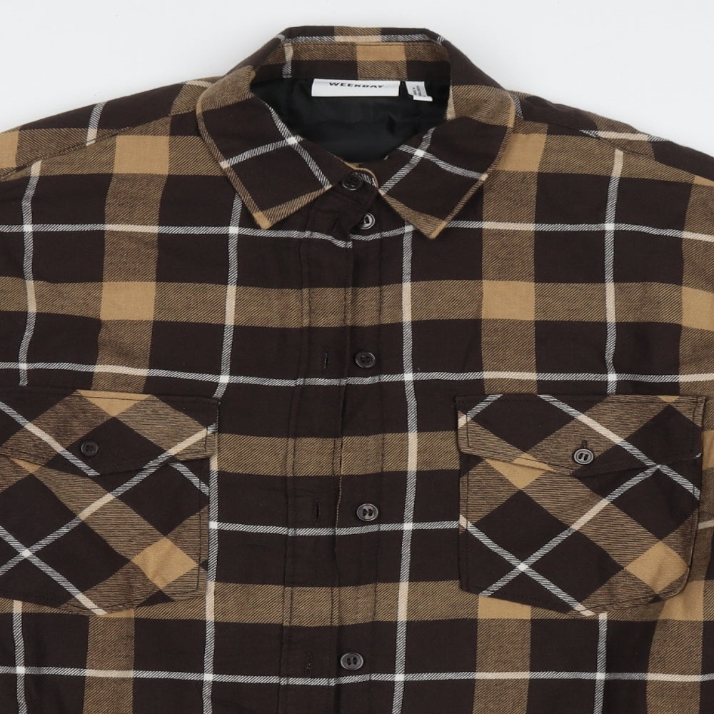 Mens UK Size XS Weekday Brown Jacket