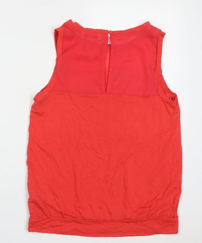 Womens UK Size 12 NEXT Pink Basic Tank