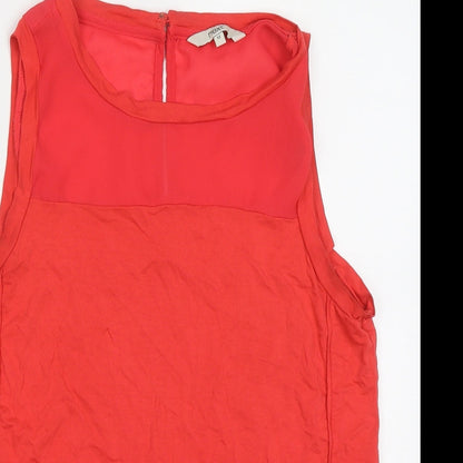 Womens UK Size 12 NEXT Pink Basic Tank