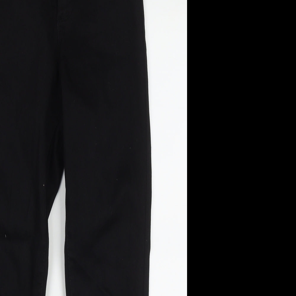 Primark Womens Black  Cotton Skinny Jeans Size 10 L25 in Regular Button