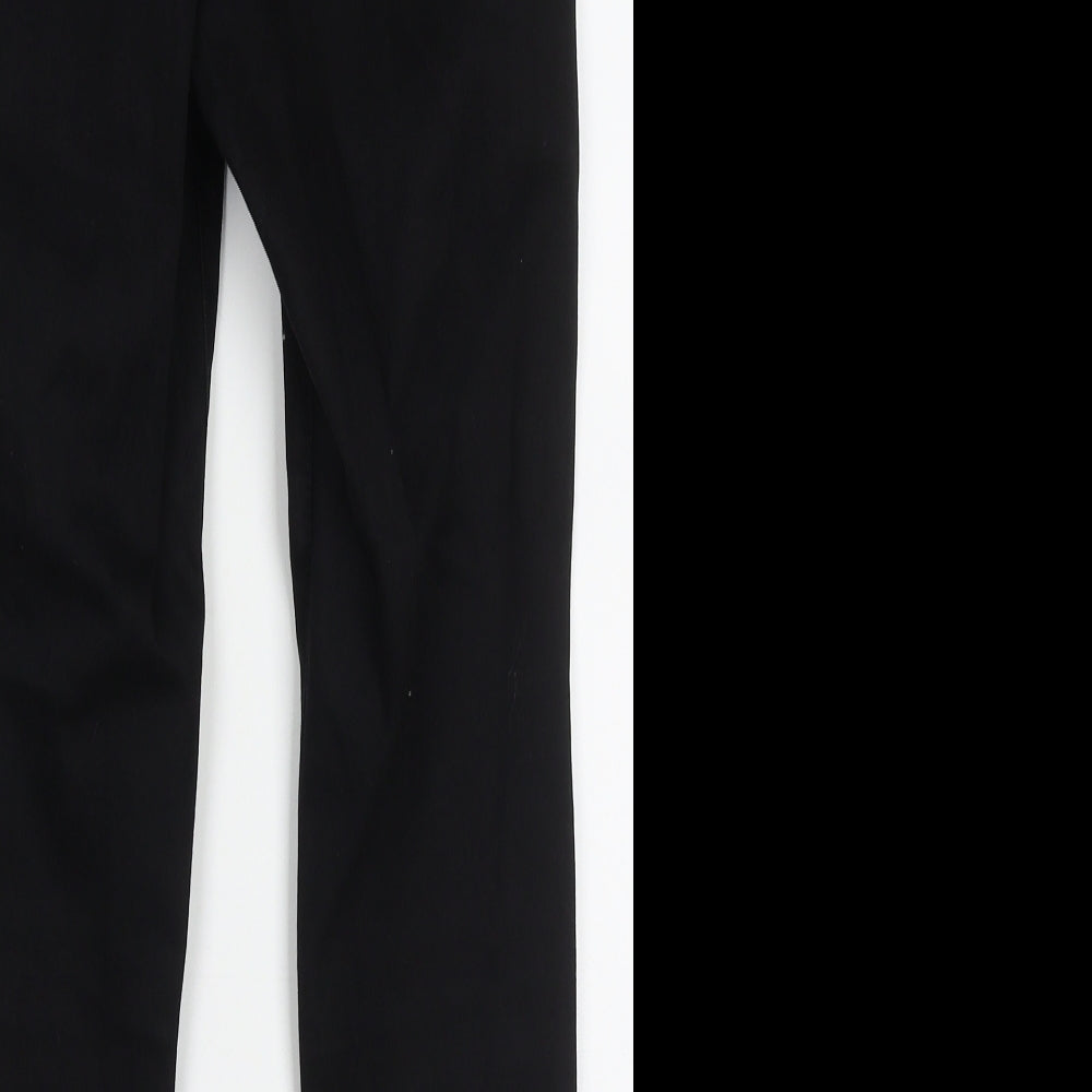 Primark Womens Black  Cotton Skinny Jeans Size 10 L25 in Regular Button