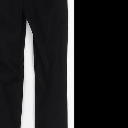Primark Womens Black  Cotton Skinny Jeans Size 10 L25 in Regular Button