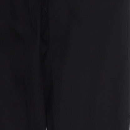 Topshop Womens Black  Cotton Skinny Jeans Size 26 in L29 in Regular Button