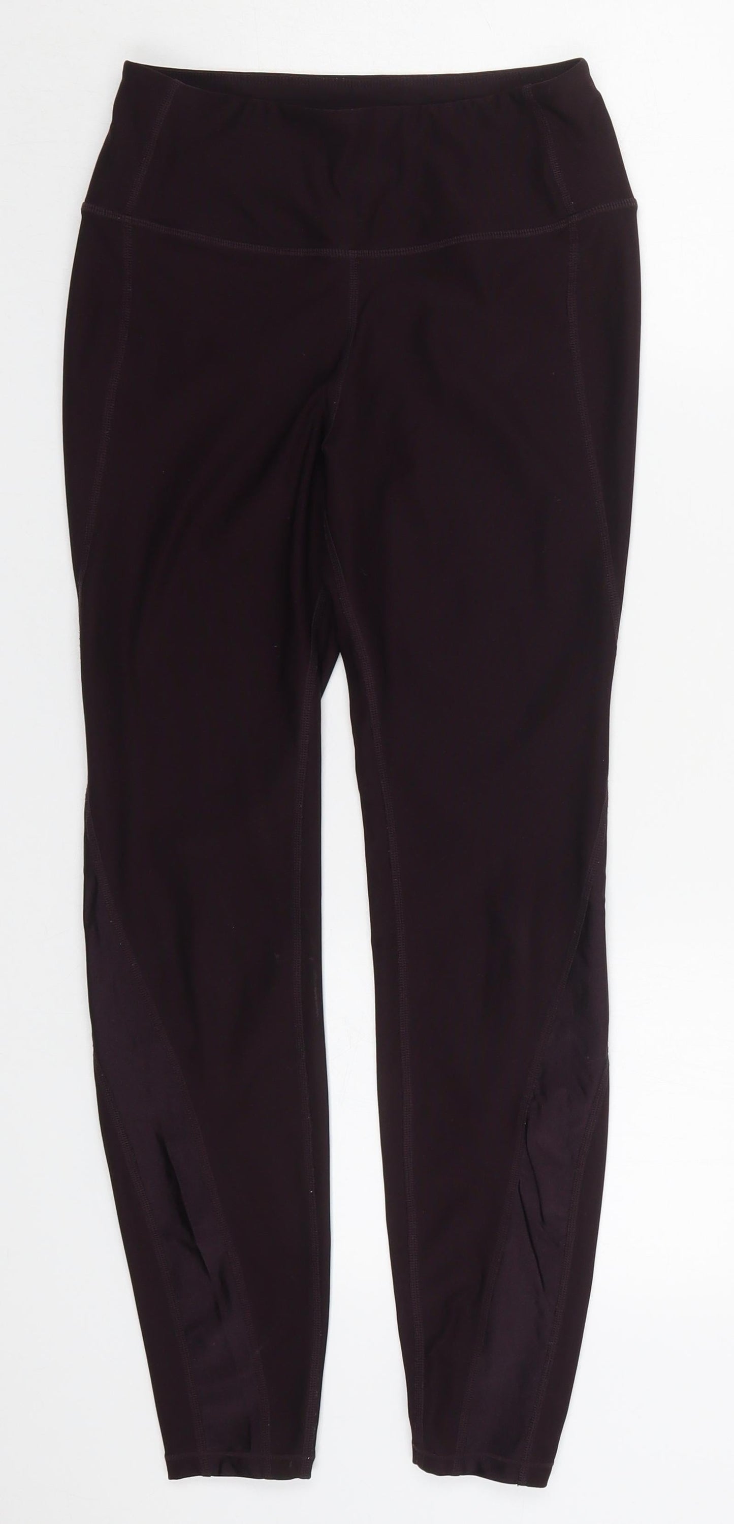 H&M Womens Purple  Polyester Compression Leggings Size S L27 in Regular