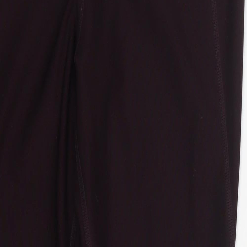 H&M Womens Purple  Polyester Compression Leggings Size S L27 in Regular