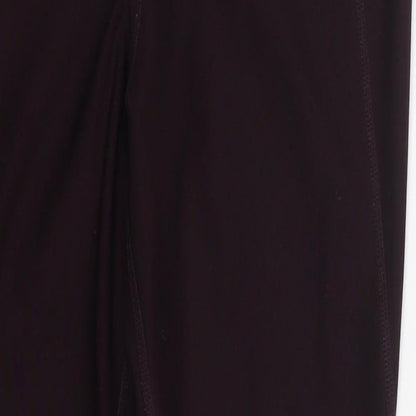 H&M Womens Purple  Polyester Compression Leggings Size S L27 in Regular