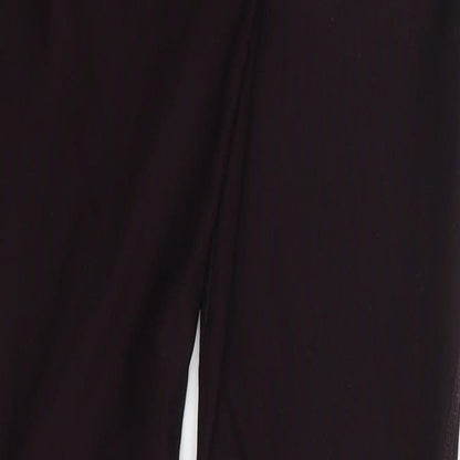 H&M Womens Purple  Polyester Compression Leggings Size S L27 in Regular