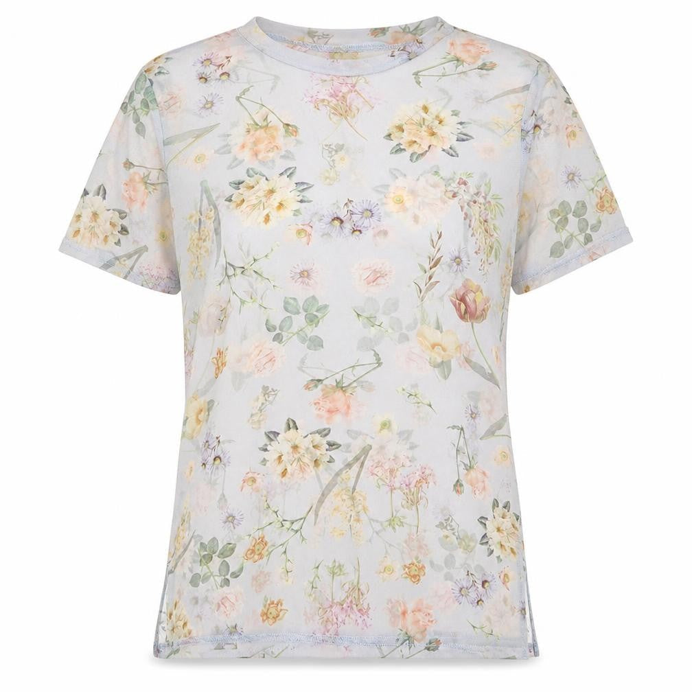 Womens UK Size 8 New Lok Grey Basic T-Shirt