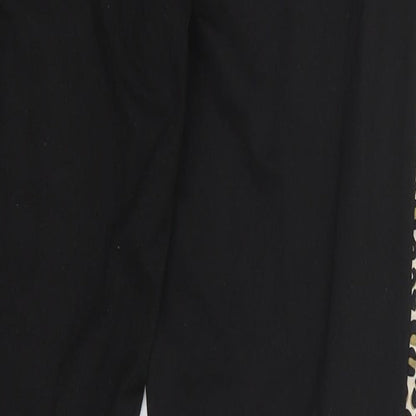 Womens UK Size 26 in Preworn Regular Fit  Black Trousers
