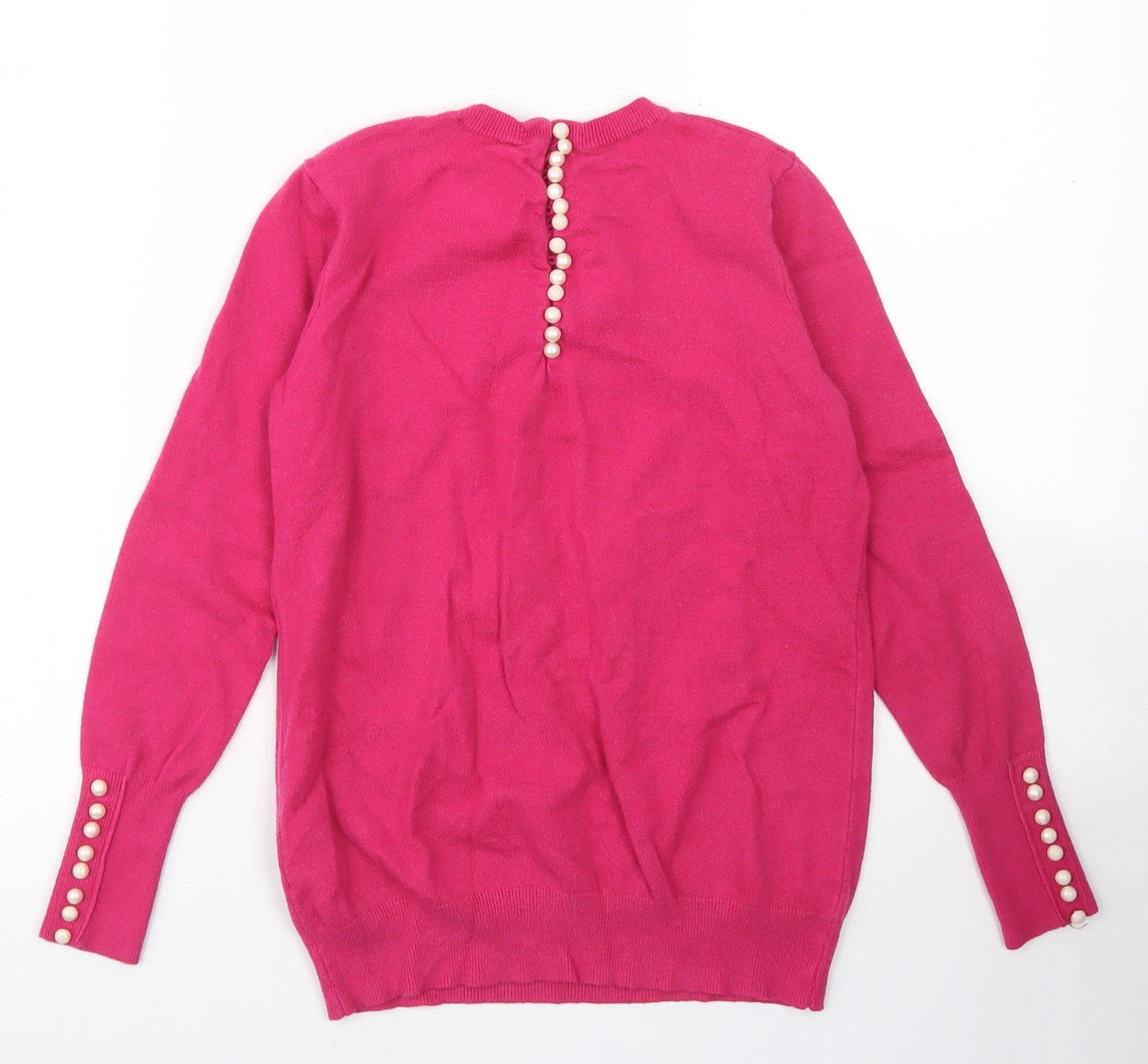 Womens UK Size XS Savida Pink Pullover Jumper